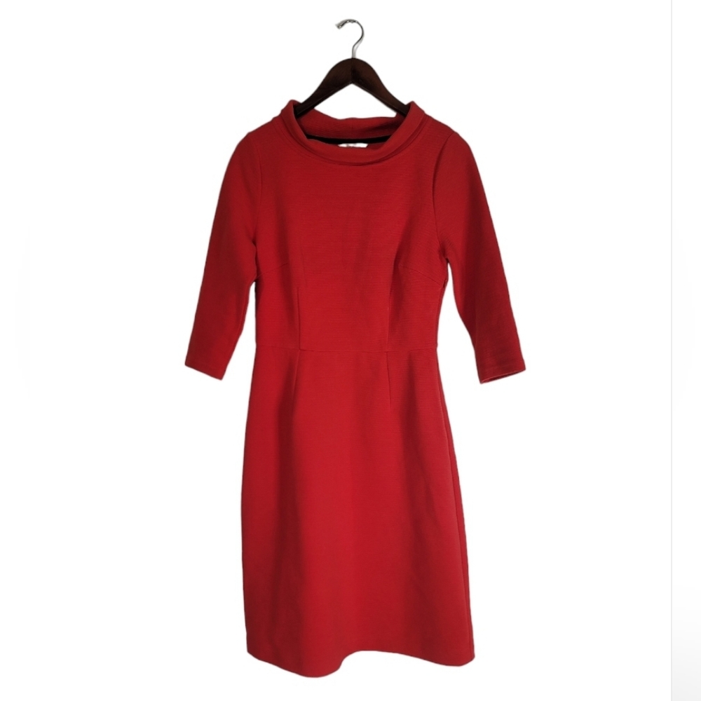 Boden Redish Orange Mini Dress